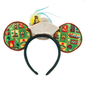 Disney Parks Mickey Mouse Main Attraction Tiki Room Ears Headband
