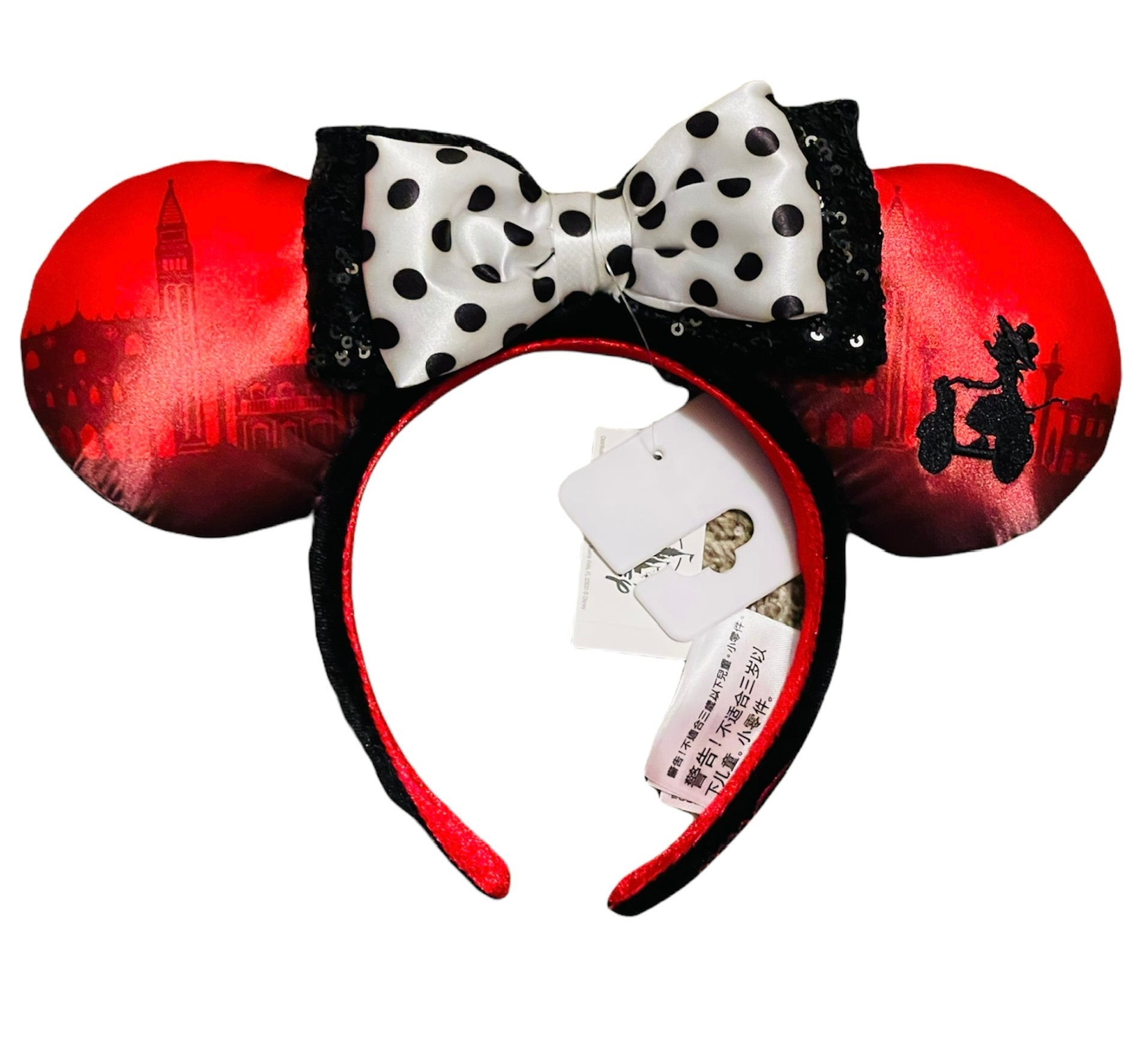 Disney Parks EPCOT Showcase Italy Ciao Bella Minnie Ears Headband