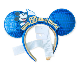 Disney Parks Walt Disney World Blue Mickey Mouse Ears Headband
