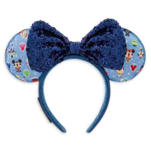 Disney Parks Loungefly Dark Light Park Attractions Minnie Ears Headband